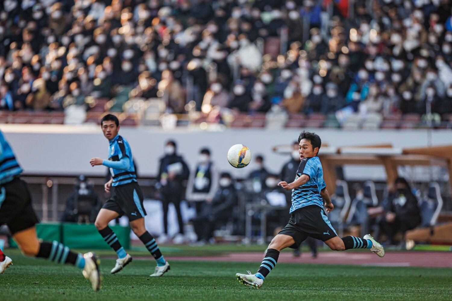 今回の選手権でコレクティブな戦いを見せた岡山学芸館だが、当初は強豪校に歯が立たなかったという　©︎Kiichi Matsumoto
