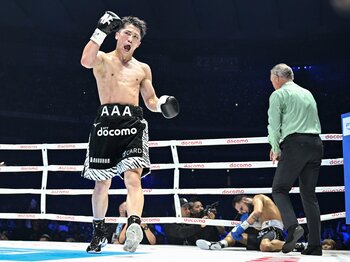 井上尚弥がネリを撃破した勝負のポイント…じつは4Rの“挑発”にあった？ 元世界王者・飯田覚士が驚いた2つの理由「いや、本当のモンスターですよ（笑）」＜Number Web＞ photograph by Hiroaki Yamaguchi