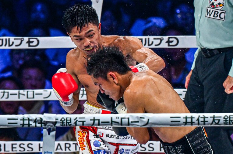 タイの難敵ペッチ・ソー・チットパッタナに圧巻の内容で6回TKO勝利をおさめた中谷潤人。元世界王者の飯田覚士がその強さの秘密に迫った ／ photograph by Takuya Sugiyama