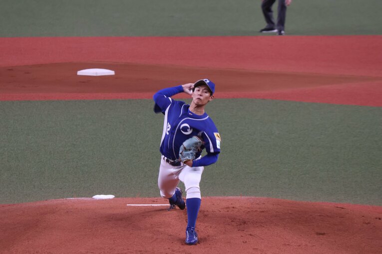 最速153キロの直球が武器のひとつ　©Fumi Sawai