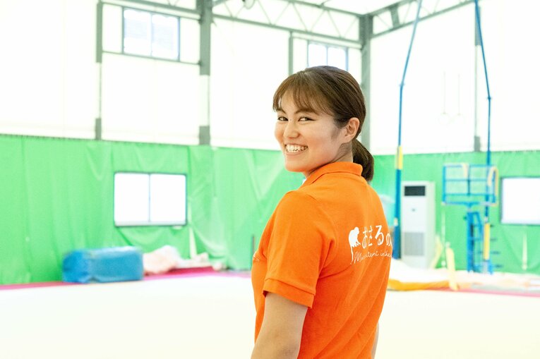 現在は姫路市の体操クラブ『おさるの森』で、ダンス教室などのインストラクターを務めている　©Takashi Shimizu