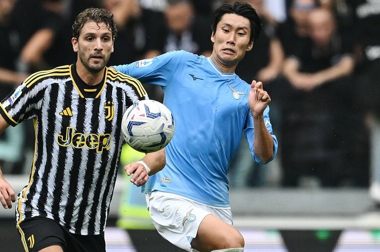 ユベントス戦、ラツィオは敗れたものの鎌田大地はアシストをマークするなど奮闘した ／ photograph by AFLO