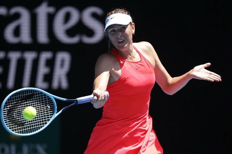 2020年全豪オープン、シャラポワにとって最後の大会に ／ photograph by Hiromasa Mano