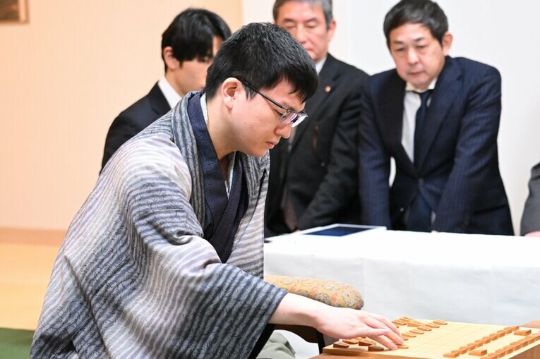 王将戦第3局、対局開始時の様子（全18枚）　©Keiji Ishikawa