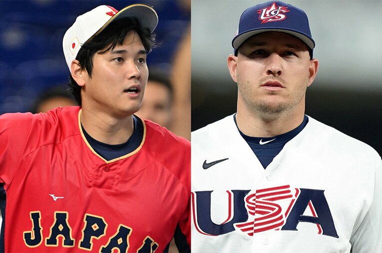 さあ日米決戦。大谷翔平やトラウトら両国の誇る野球人の力をすべてぶつけ合う名勝負を期待したい ／ photograph by Naoya Sanuki,Getty Images