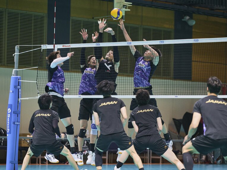 日本代表合宿の練習風景　©︎Yuki Suenaga