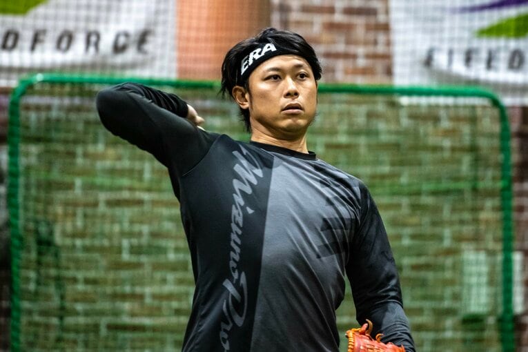 「新潟からNPB復帰の第1号になりたい」と意気込む　©Takuya Sugiyama