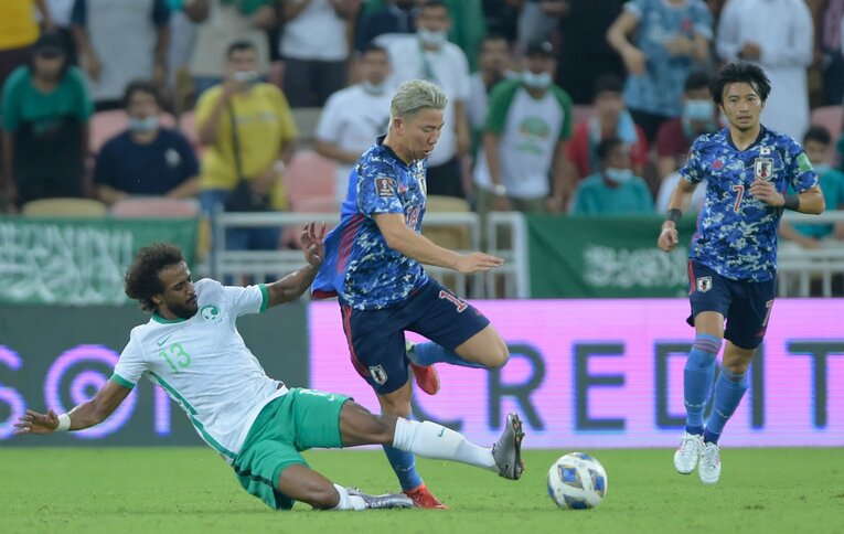 10月シリーズの日本vsサウジアラビア　©Getty Images