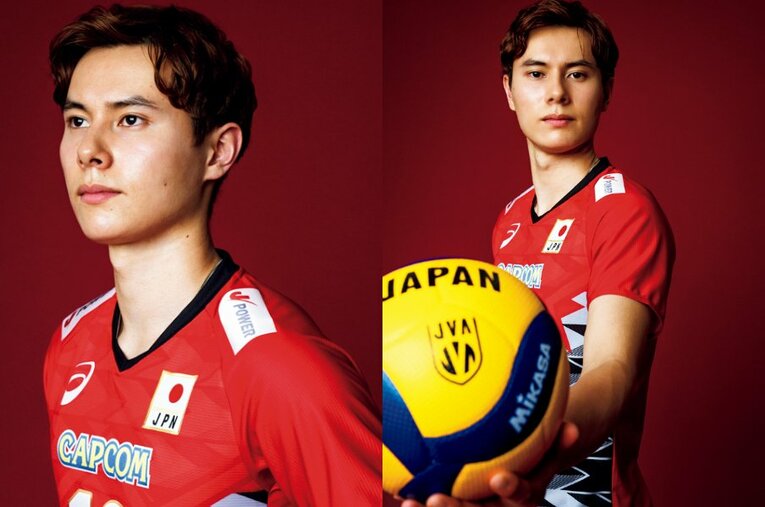 バレーボール男子日本代表の若きエース・高橋藍（22歳） ／ photograph by Asami Enomoto