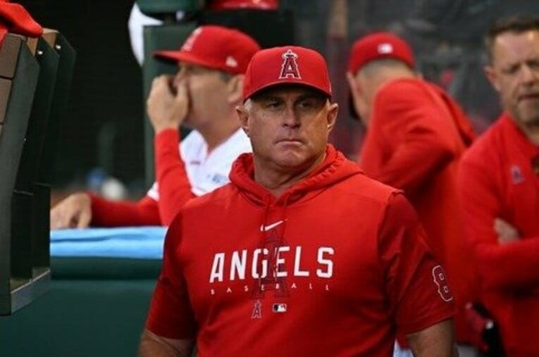 2022年シーズン途中から2023年、エンゼルスを率いたフィル・ネビン監督　©Nanae Suzuki