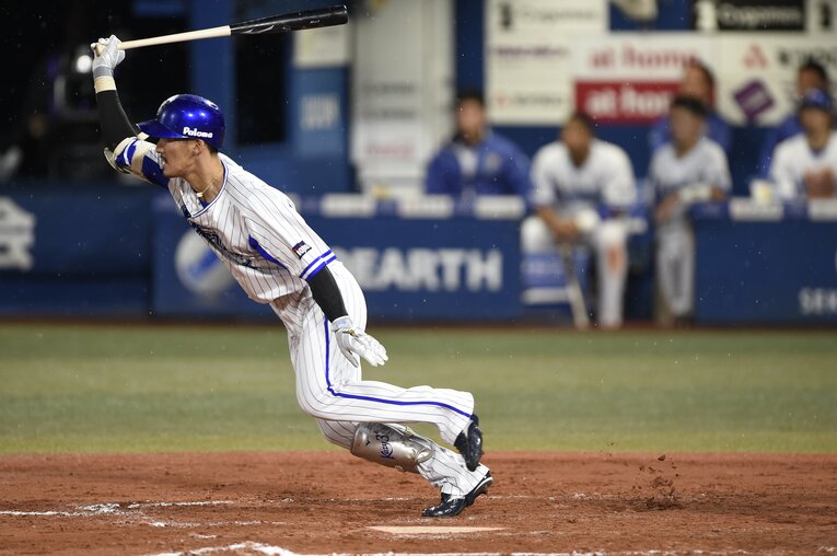 横浜時代の梶谷　©︎BUNGEISHUNJU