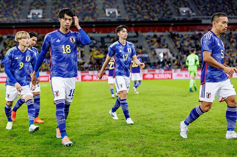 アメリカ戦からスタメン11人を一気に入れ替え。エクアドル戦はW杯への興味深い戦略テストとなった ／ photograph by Kiichi Matsumoto