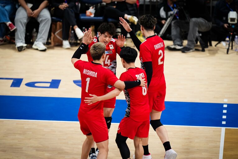 VNLオランダ戦　©︎Volleyball World