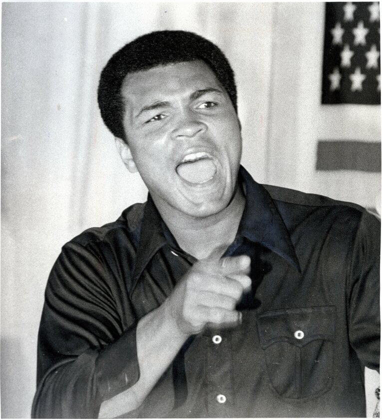 モハメド・アリ（1973年撮影）／筆者提供