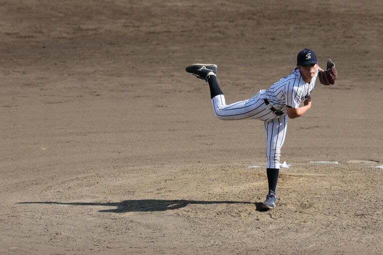 今年6月、大学ジャパン候補の合宿での佐藤幻瑛　©Shigeki Yamamoto