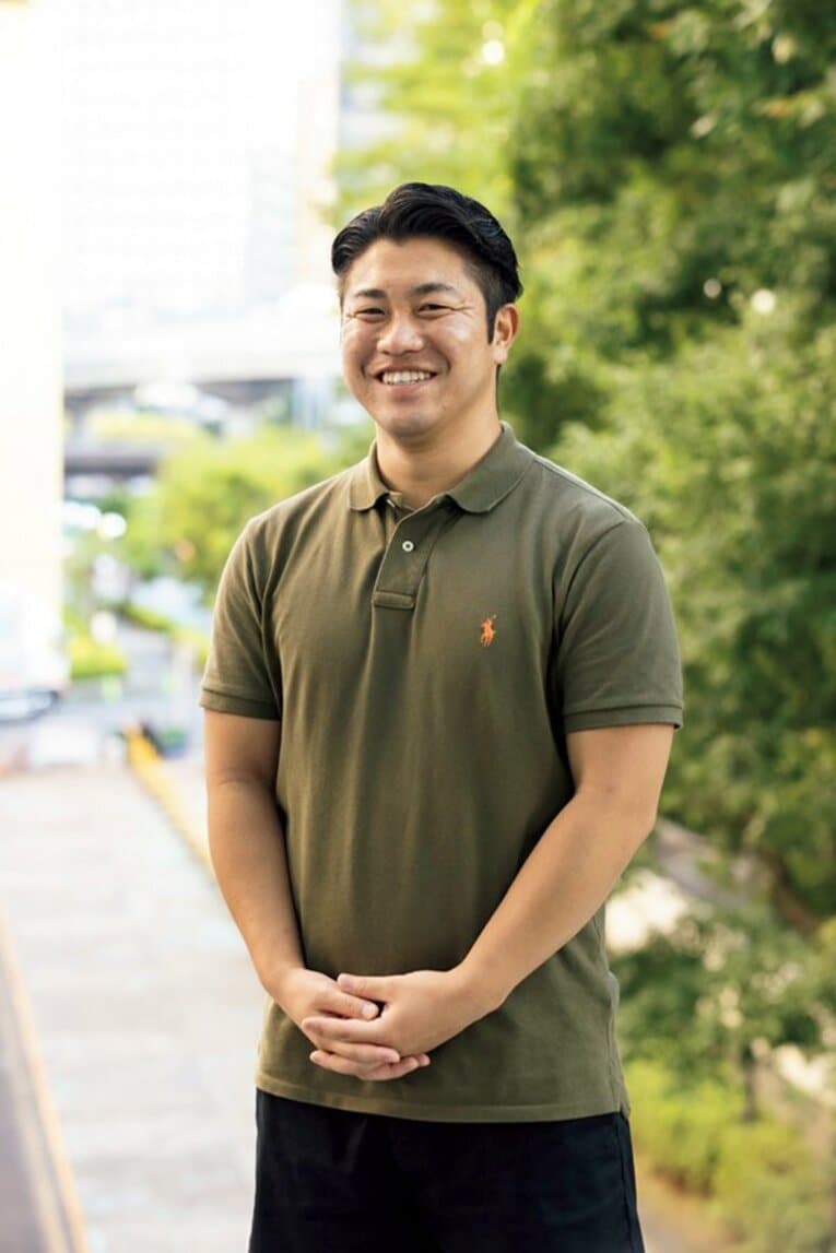 花巻東高では三塁コーチと内野の守備固めを担った皆川誠司。現在はTFPグループでコンサルタント業をしている　©︎Ryuki Matsuhashi