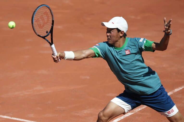 1回戦に続き、2回戦も5セットにもつれる試合となった。1回戦が4時間3分、第23シードのカレン・ハチャノフとの2回戦は3時間59分かかった ／ photograph by Hiromasa Mano