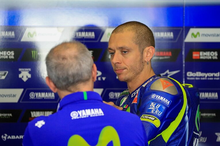 2017年、坊主頭のロッシ　photograph by Satoshi Endo