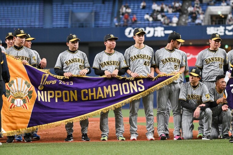 日本一達成を「オフになって実感が湧いてきた」と語った大竹（中央右）。来季以降のさらなる飛躍に期待したい　©︎Nanae Suzuki