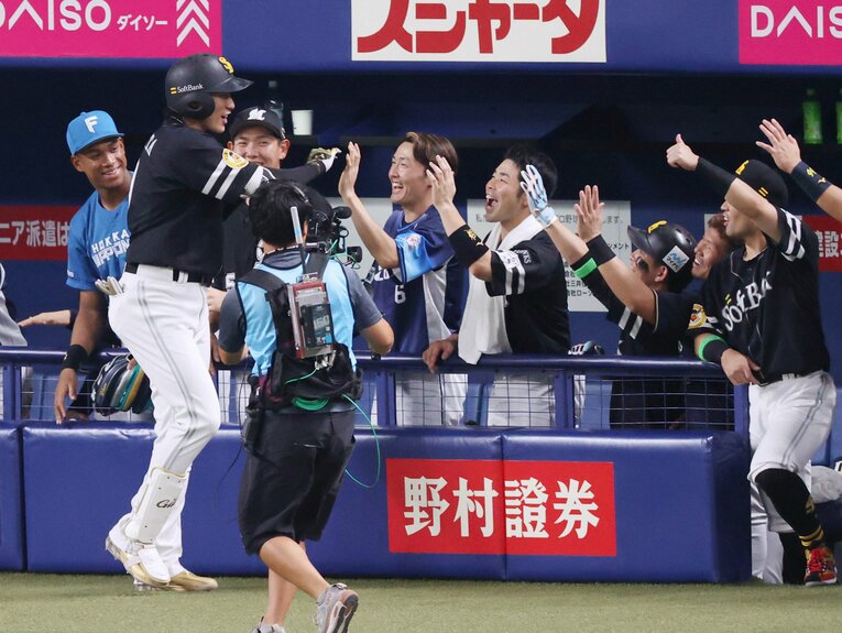 柳田はオールスター第1戦でMVPを獲得した　©JIJI PRESS