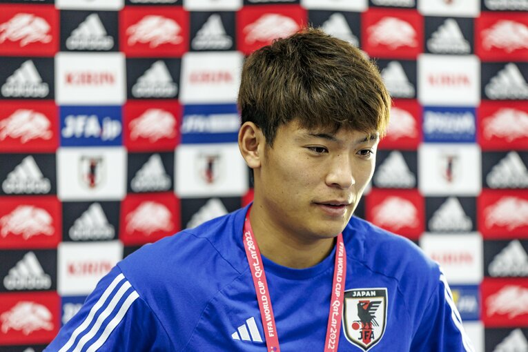 クロアチア戦翌日の会見の様子　©︎Kiichi Matsumoto/JMPA