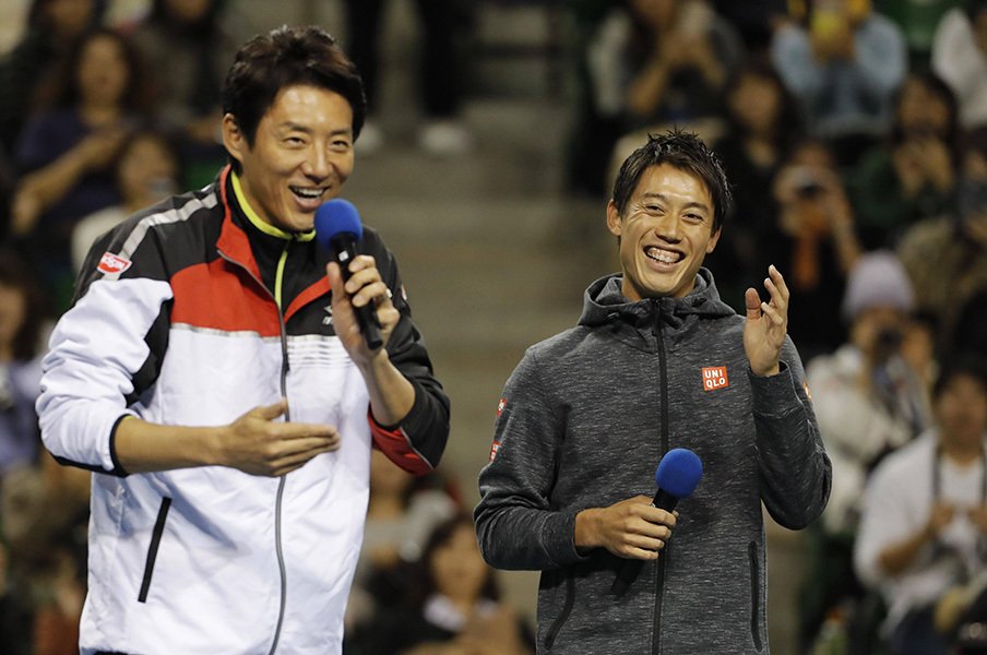 最近、錦織圭が明るくなってきた!?「ケガをして良かったと思う部分も」<Number Web> photograph by Kyodo News