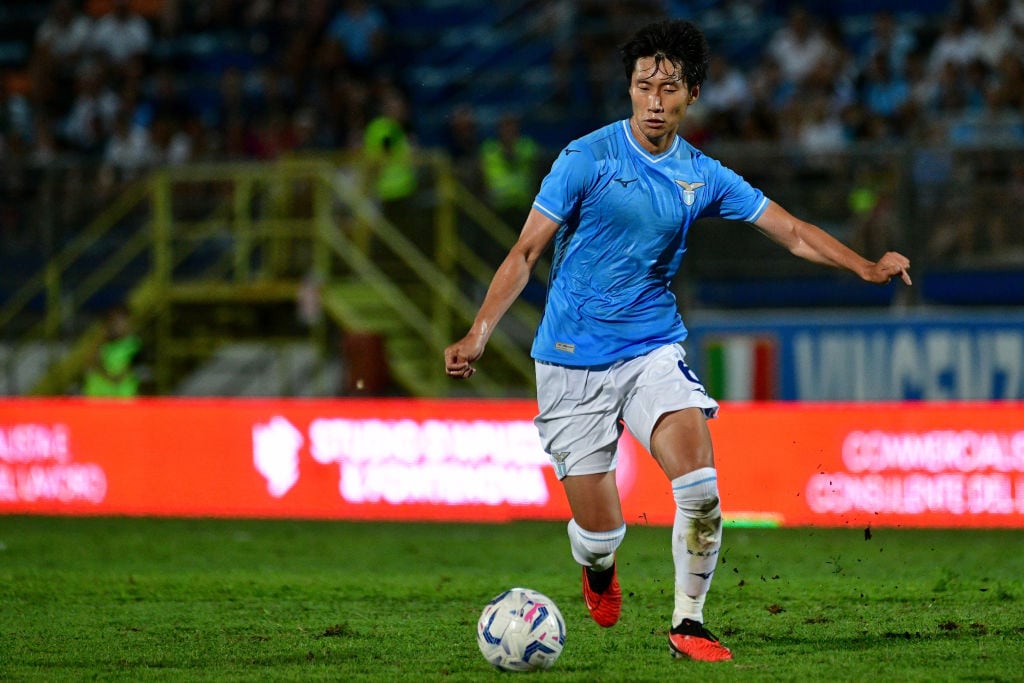 ラツィオの水色ユニフォームも似合っている　©Getty Images