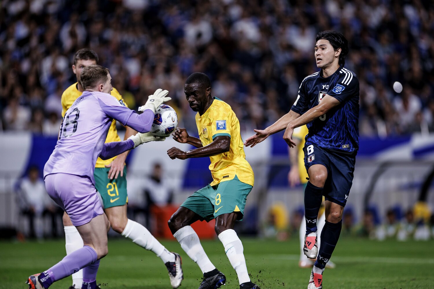 「弱者」であることを認め、徹底的に守りを固めたオーストラリア　©Kiichi Matsumoto