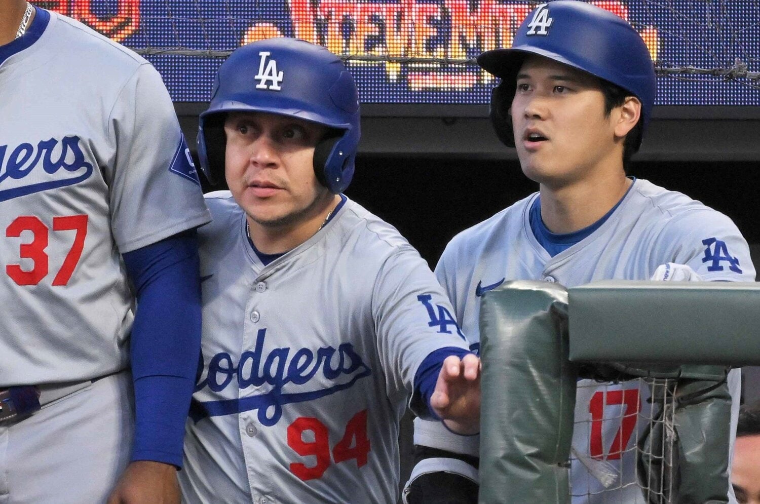 大谷を救ったヘレラさん　©JIJI PRESS