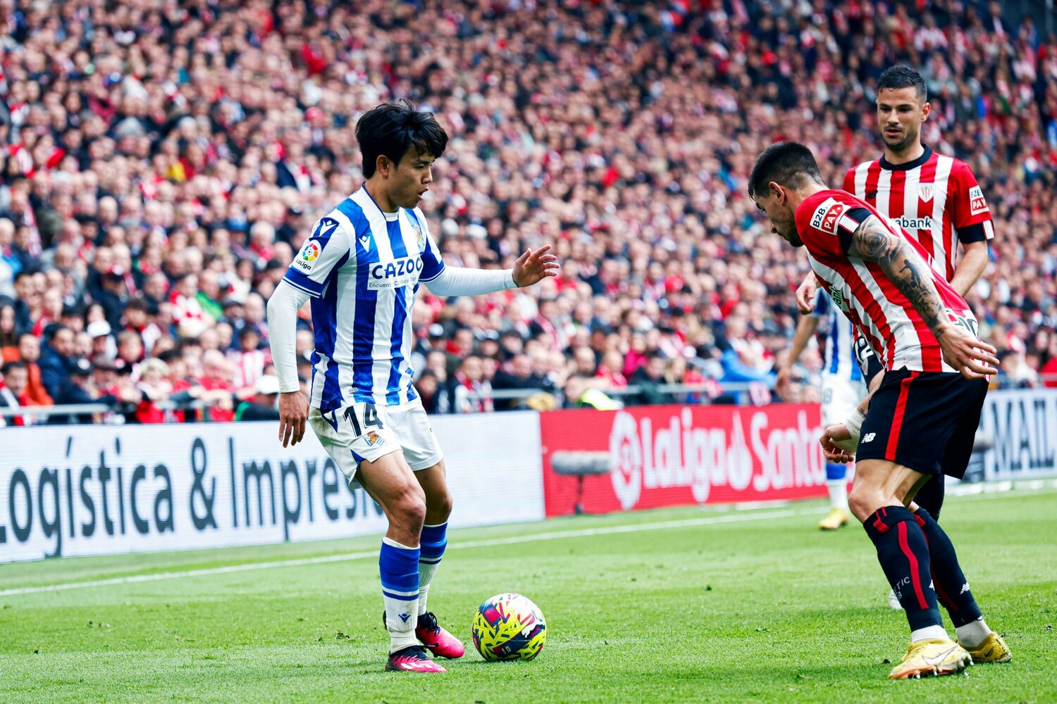 2度目のダービー、ビルバオは久保を厳重監視した