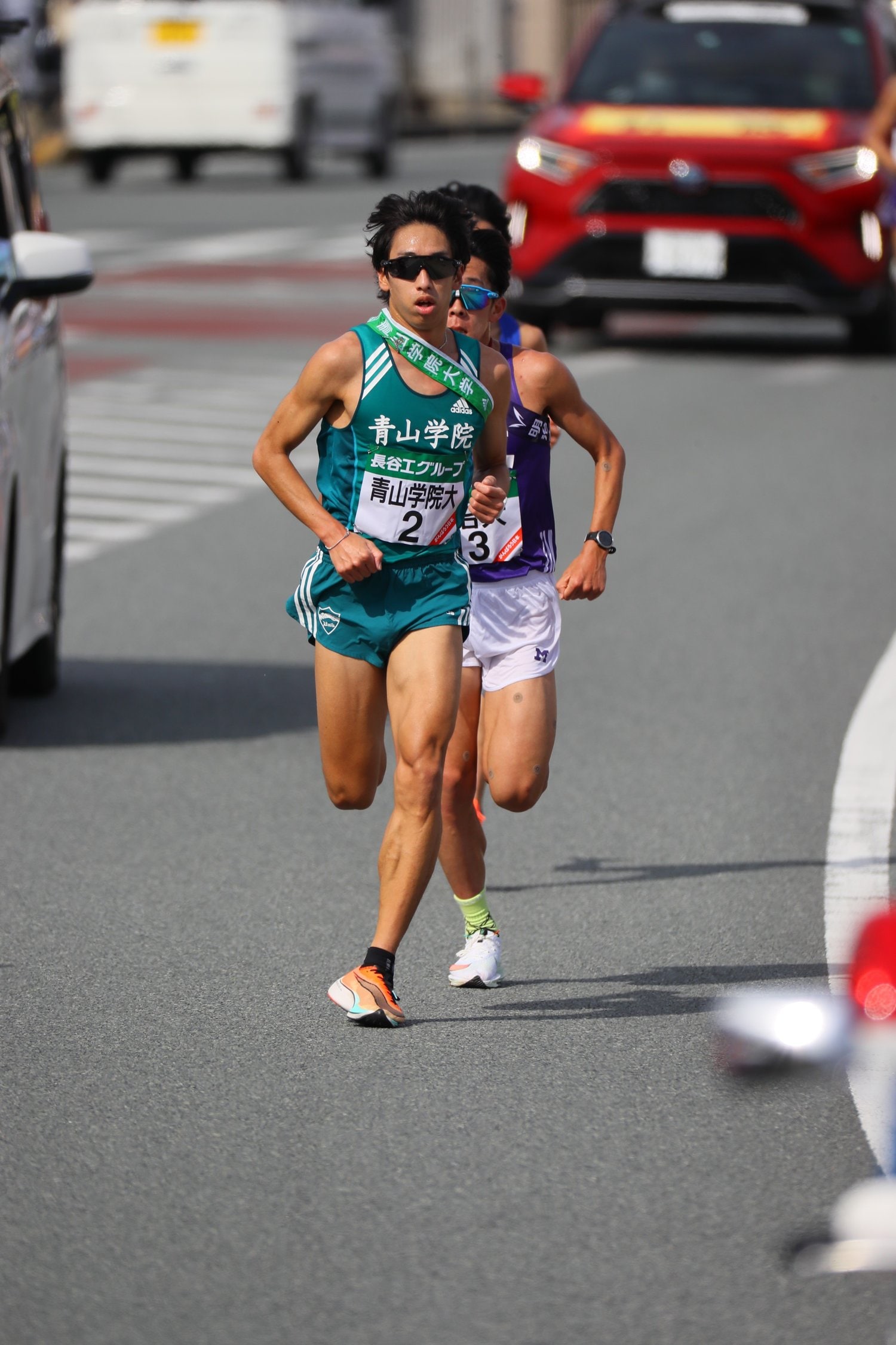 昨年11月1日の全日本大学駅伝では7区で区間賞を獲得した神林 ©JMPA
