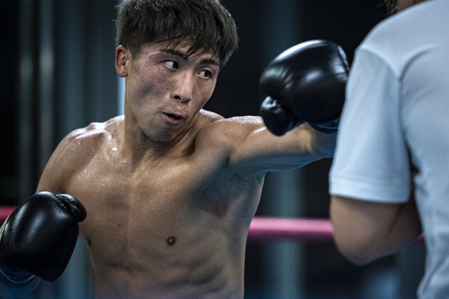 井上尚弥が「凄いのは基本動作、基本的な能力が高いところです。土台がめちゃくちゃしっかりしているんで」　©Takuya Sugiyama