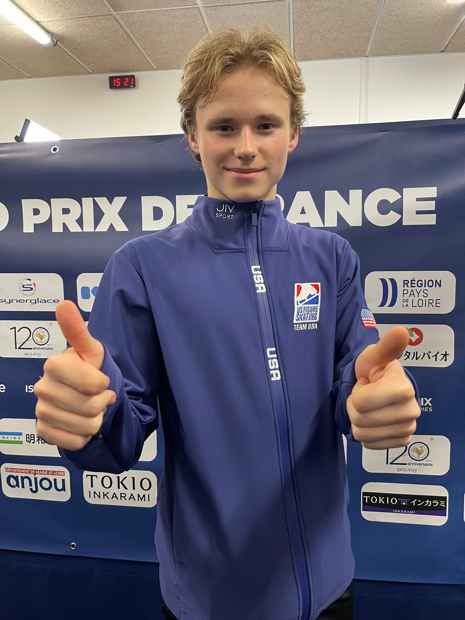 独占取材に応じたマリニン ©Akiko Tamura