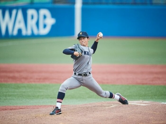甲子園で“幻のノーノー”→明治神宮大会で“あわやの快投”⋯慶應大エース・増居翔太は何が変わったのか？〈大学四冠まであと2勝〉＜Number Web＞ photograph by Yuki Suenaga