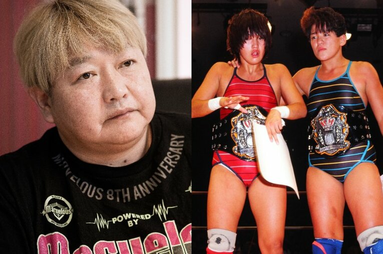 全日本女子プロレスで一時代を築いた長与千種さん。インタビュー最終回では、松永一族への愛憎が明かされる ／ photograph by L)Shiro Miyake、R)AFLO