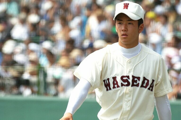 斎藤佑樹／早実 ／ photograph by Takashi Shimizu