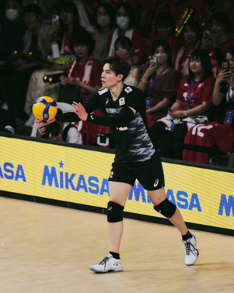 高橋藍（VNLスロベニア戦）©︎Yuki Suenaga