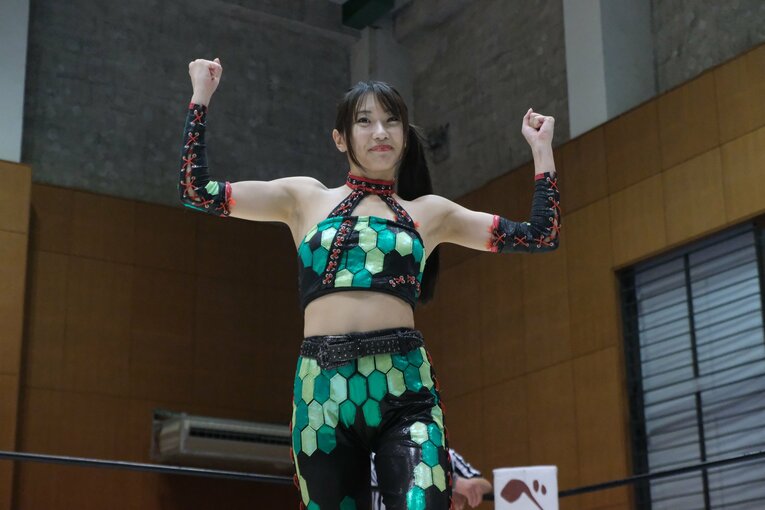 マリーゴールド所属のプロレスラーとして、意識にも変化が生まれていると語る　©Norihiro Hashimoto