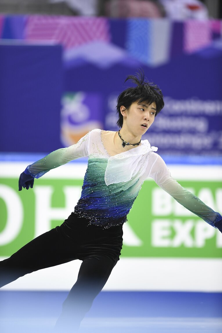 2017年2月、四大陸選手権のフリー　©Asami Enomoto