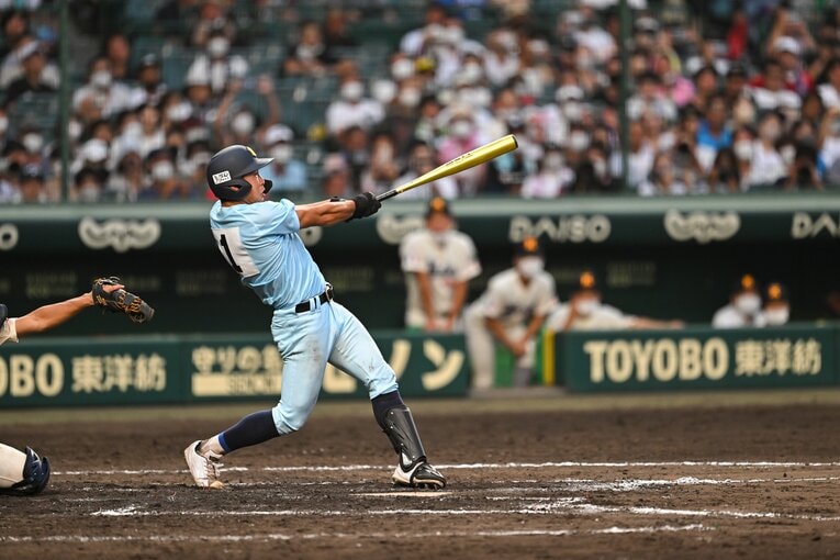 【3回戦・対海星戦】あの満塁弾の打席　©Nanae Suzuki