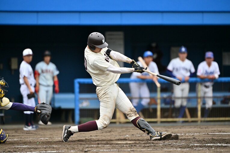 大学ジャパンでもキャプテンを務めた印出太一捕手。まさかのドラフト指名漏れとなった　©Hideki Sugiyama