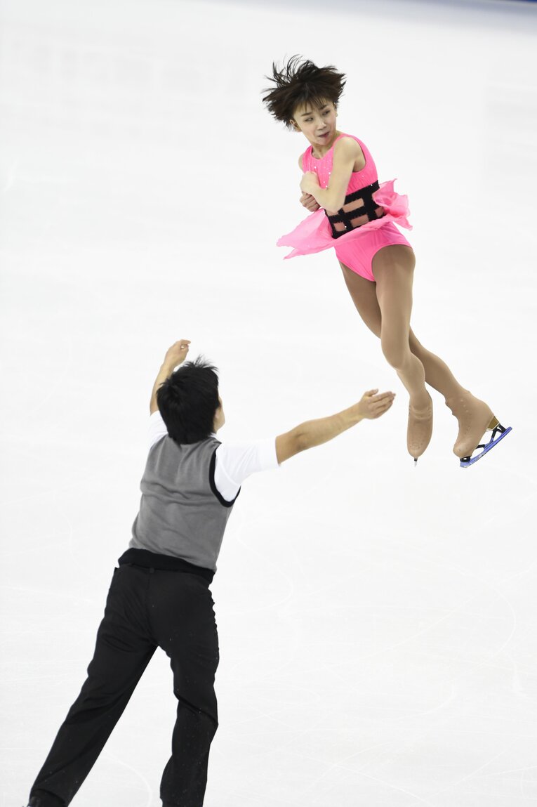 【りくりゅうレア写真】高橋が木原とペアを組んでいた頃（2015年。写真は右に続きます）　©Asami Enomoto