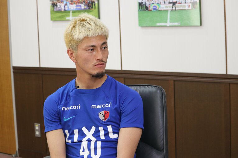 鹿島アントラーズFW鈴木優磨　©︎KASHIMA ANTLERS