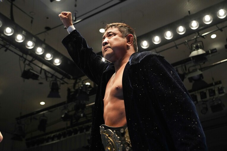 現三冠ヘビー級王者の永田裕志