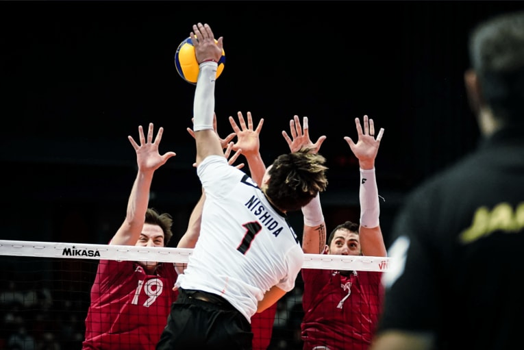 2022年ネーションズリーグ　©︎FIVB