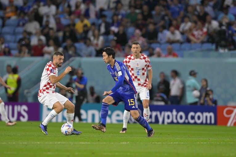 クロアチア戦　©Koki Nagahama／JMPA