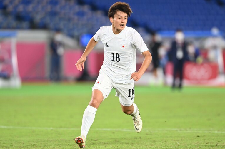 【歴代五輪代表メンバー】東京五輪の上田綺世　©Takuya Kaneko/JMPA