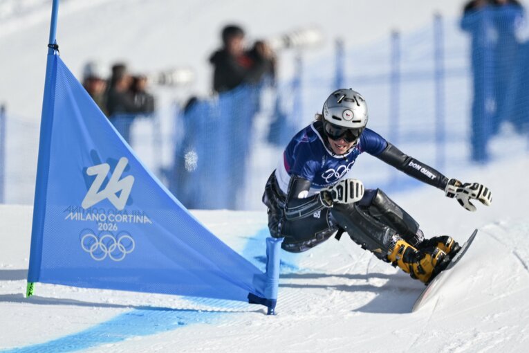 レデツカの滑りは快調に見えたが　©Nanae Suzuki/JMPA
