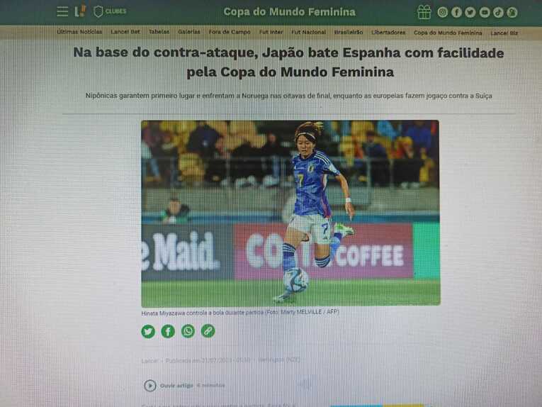 「カウンターをベースとして、日本がスペインを易々と下す」（スポーツ紙「ランセ！電子版）