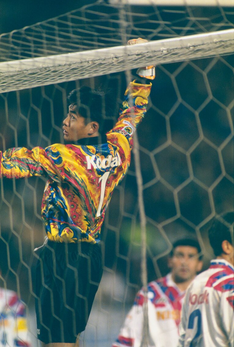 川口能活／1996年　©Takao Yamada